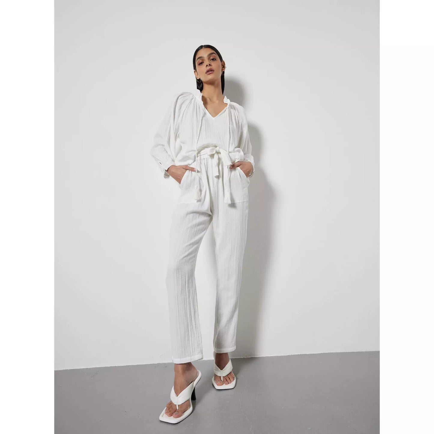 BLOUSE A COL - Lhalu