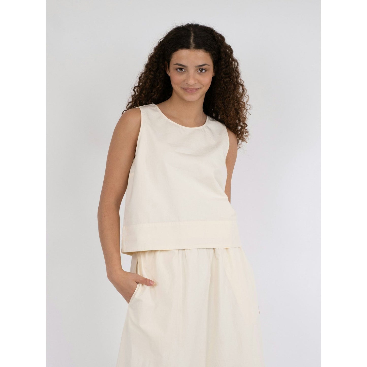 Polly C Poplin Top