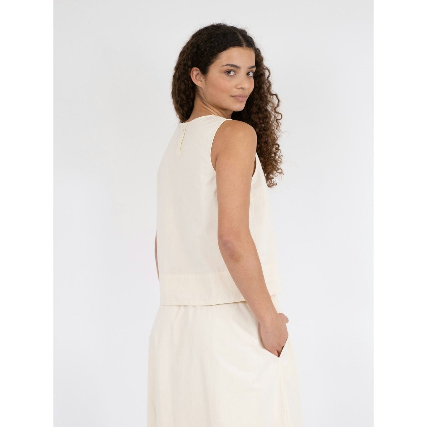 Polly C Poplin Top