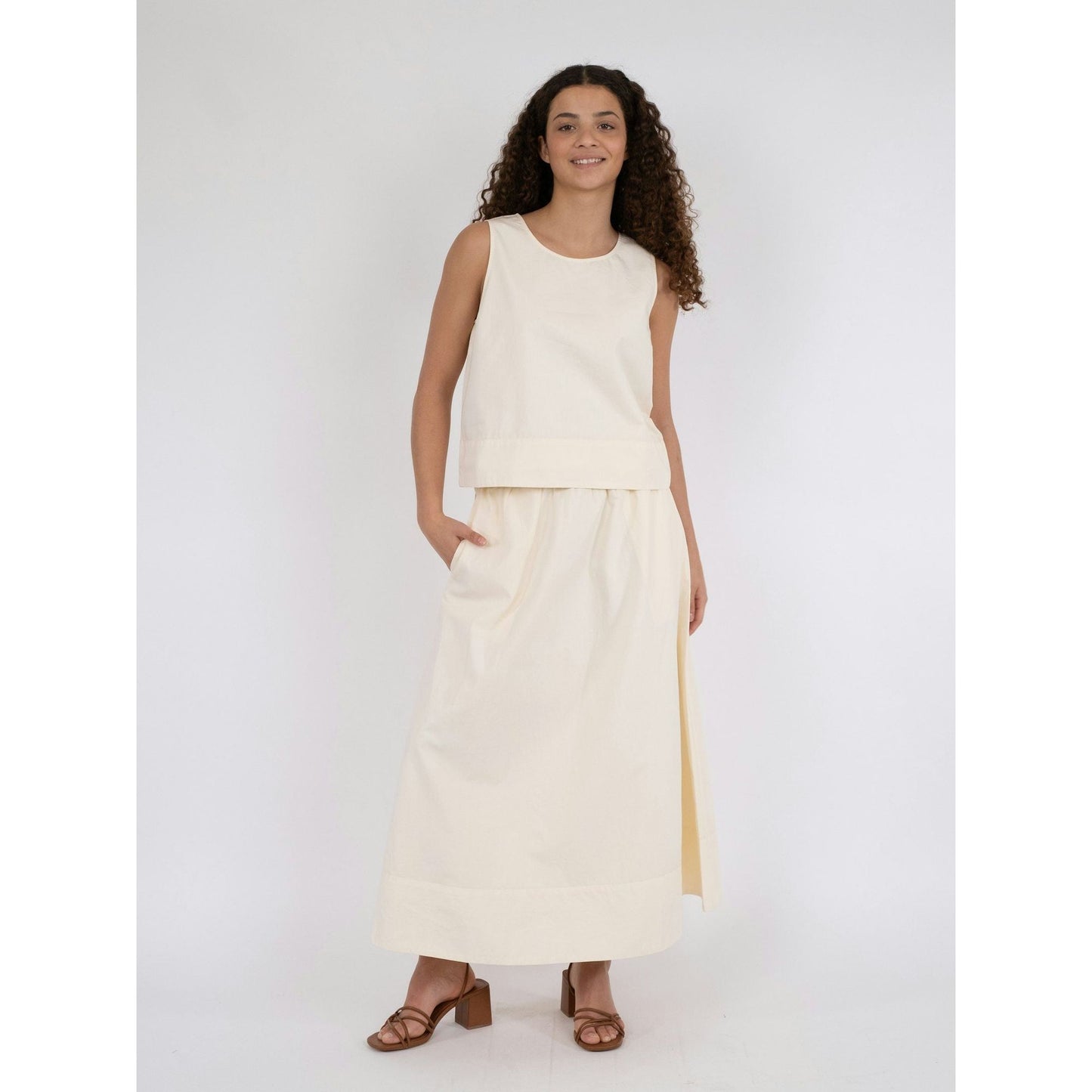 Polly C Poplin Top