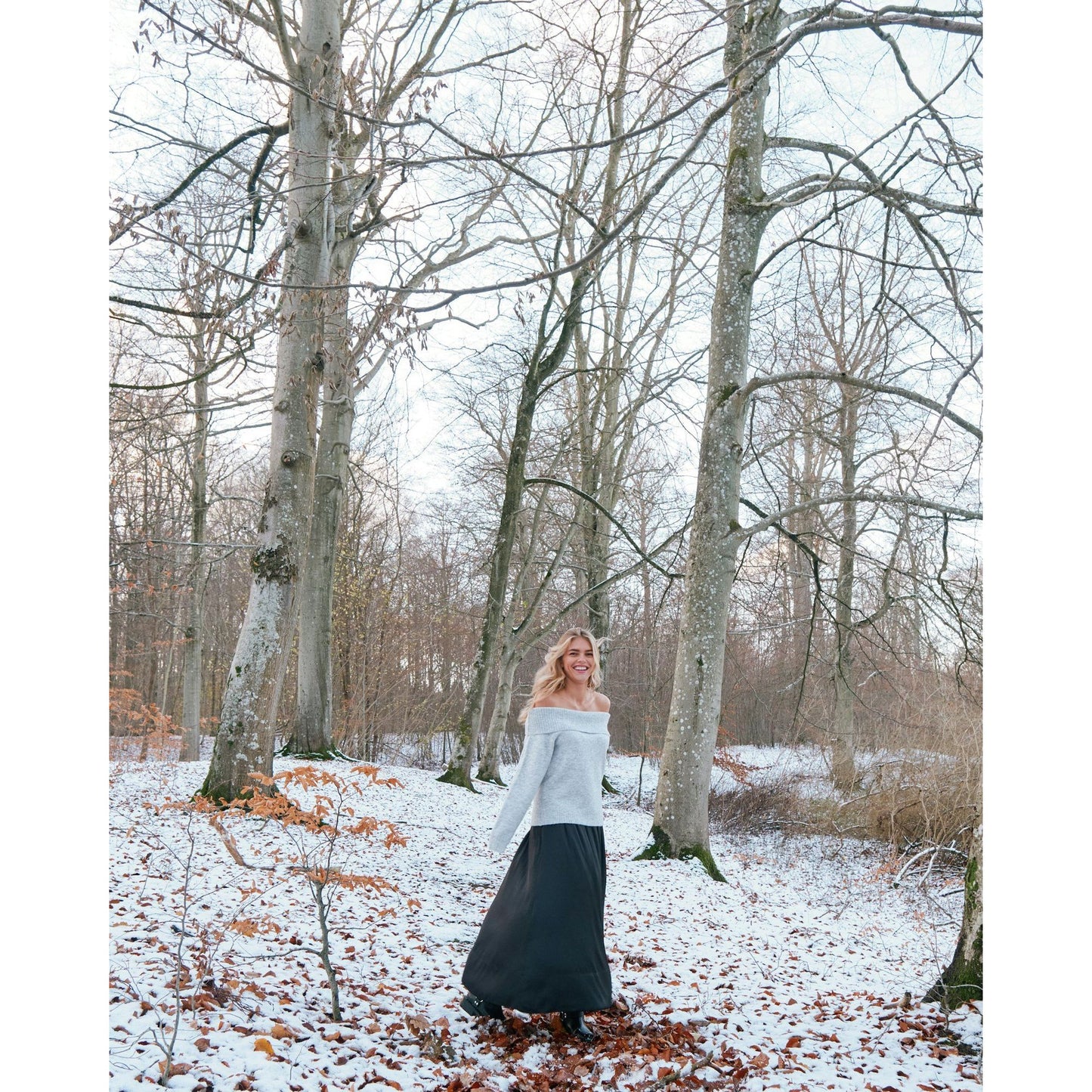 Lenni Smooth Satin Skirt