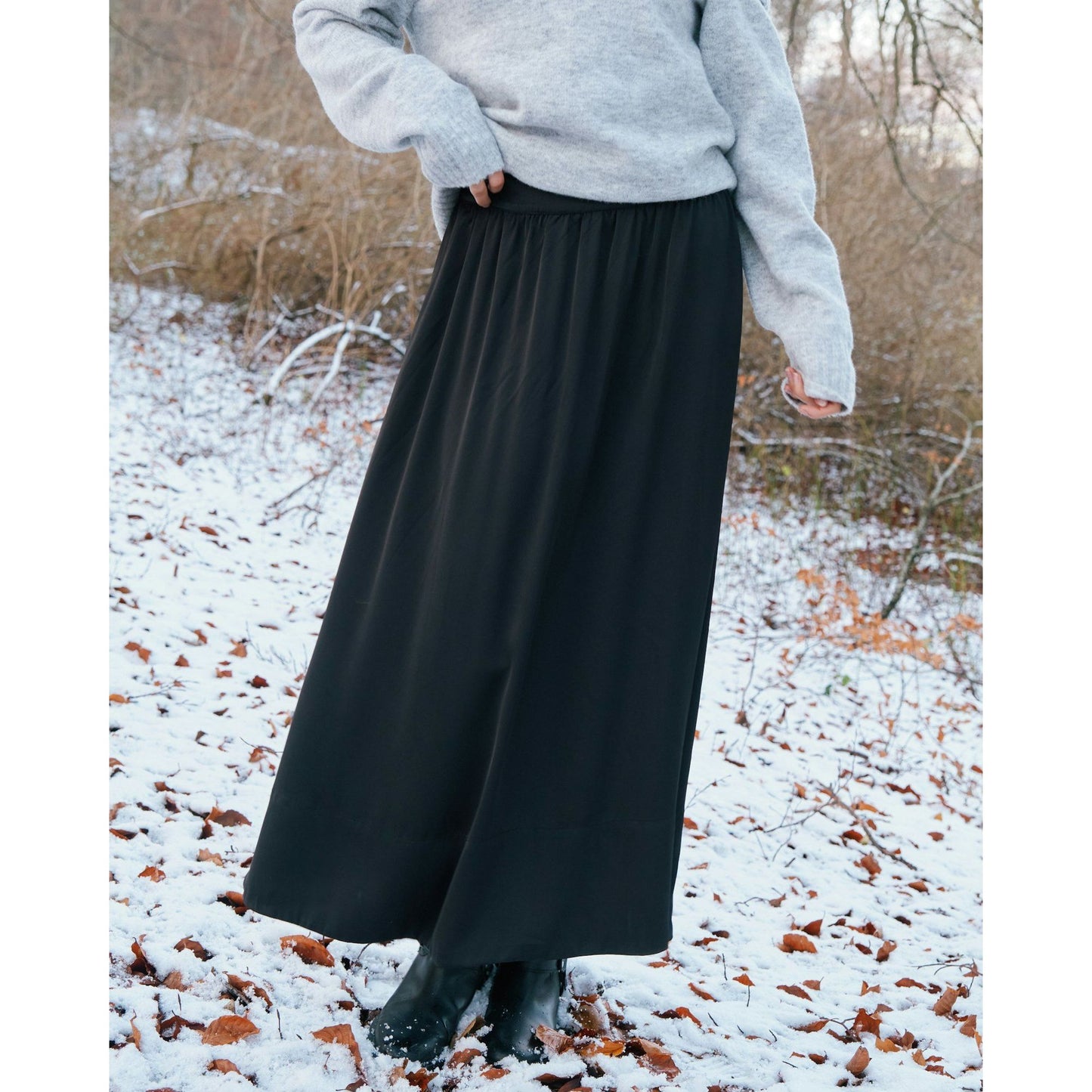 Lenni Smooth Satin Skirt