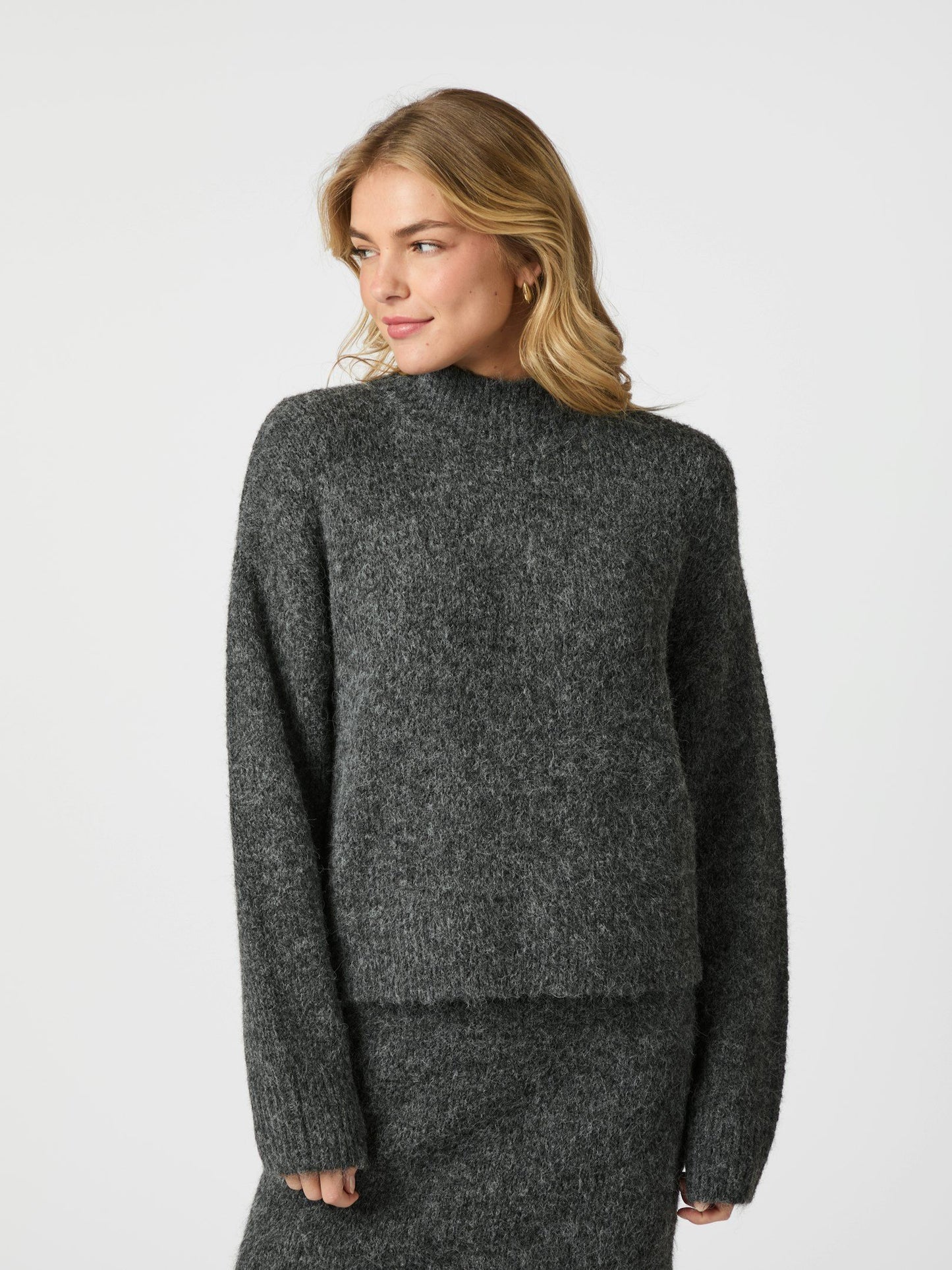 Paulina Fluffy Knit Blouse