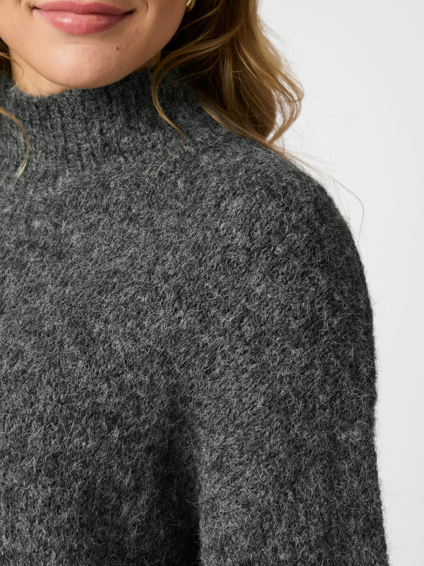 Paulina Fluffy Knit Blouse