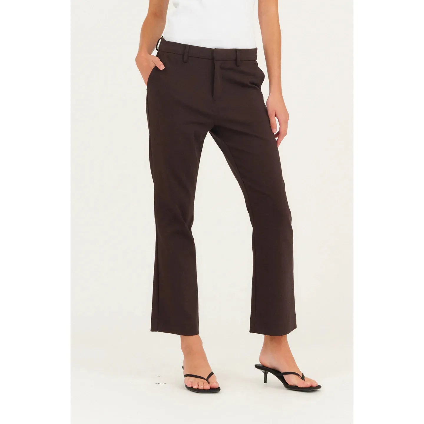 IVY-Alice Cropped Flare Pant dtb