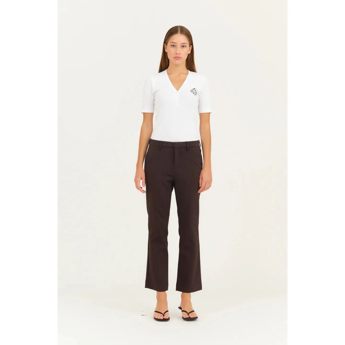 IVY-Alice Cropped Flare Pant dtb