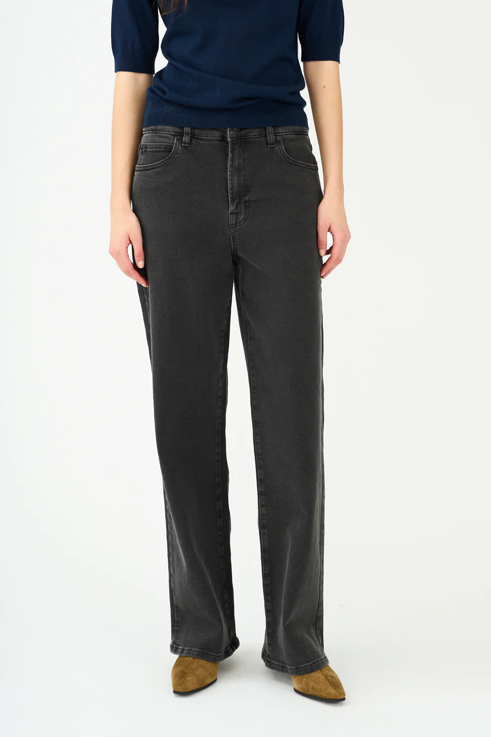 IVY-Mia Jeans Wash Rock Black