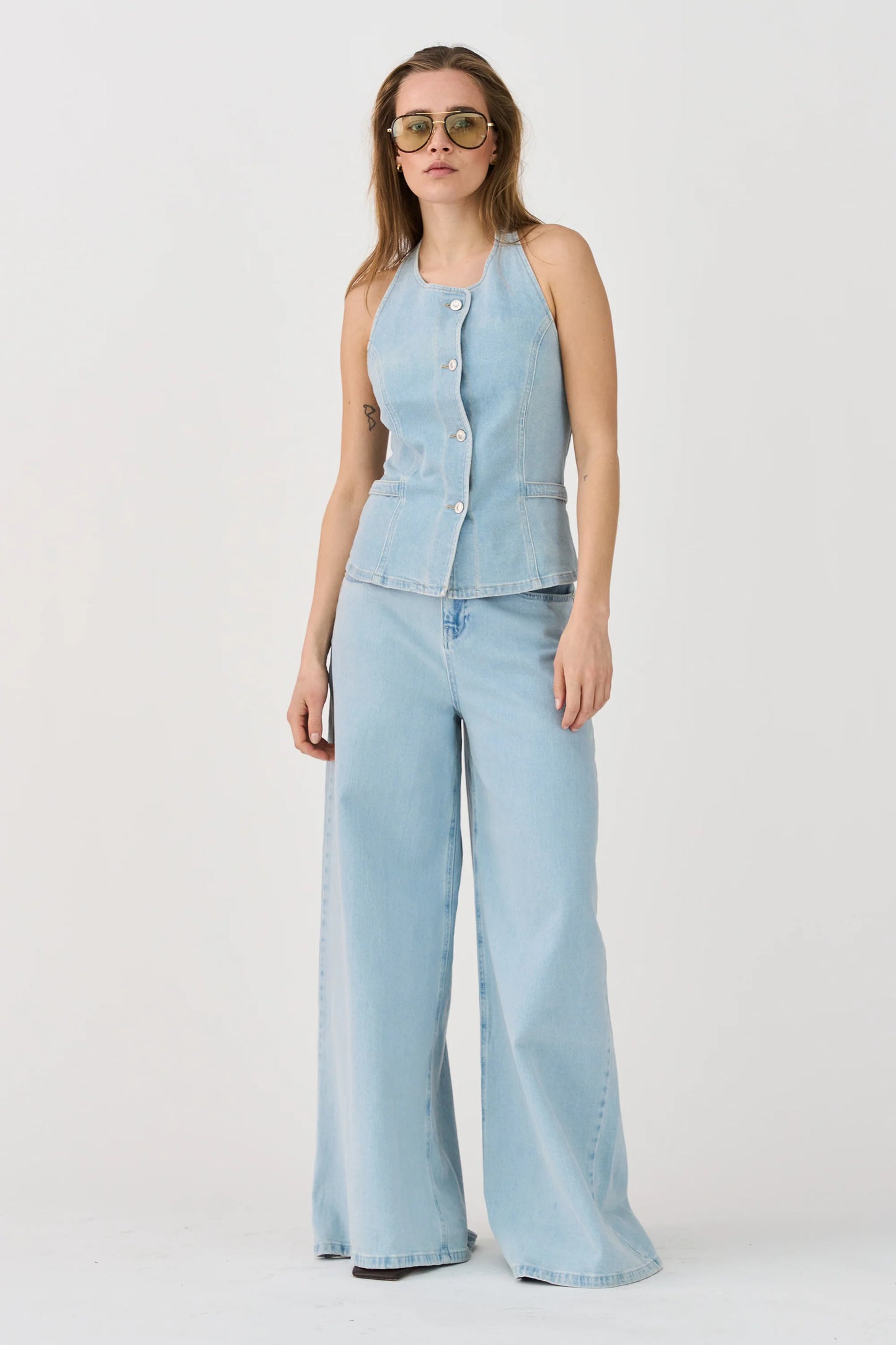 IVY-Tyla Oversize Jeans Wash Cannes
