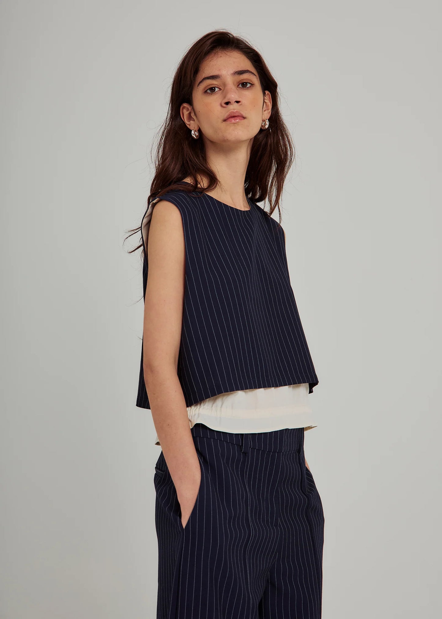 Neo pinstripe SL top