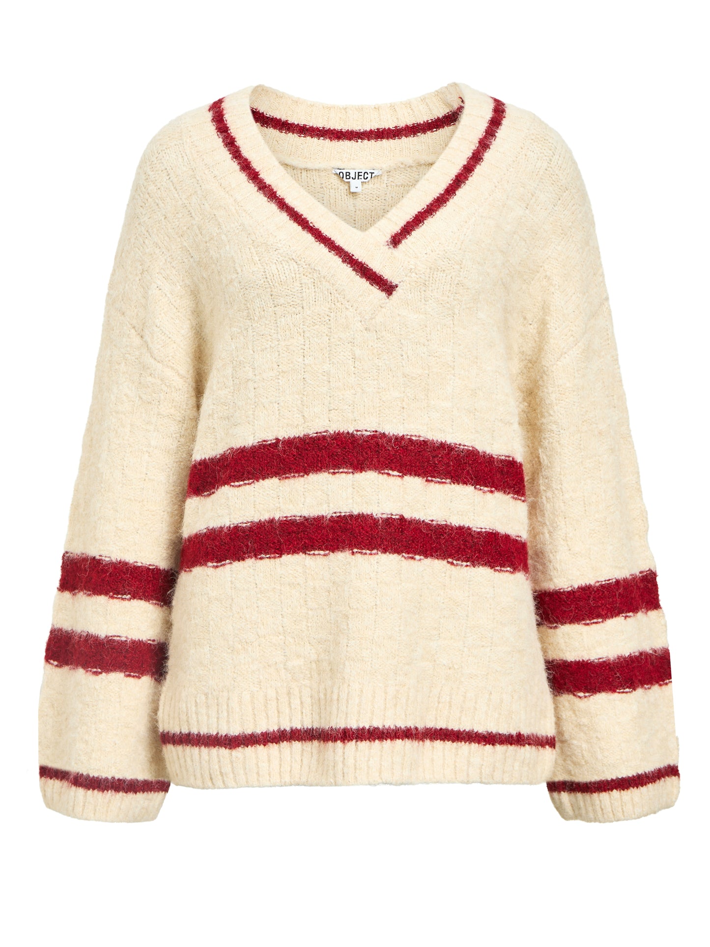 OBJJULINE L/S LO KNIT PULLOVER
