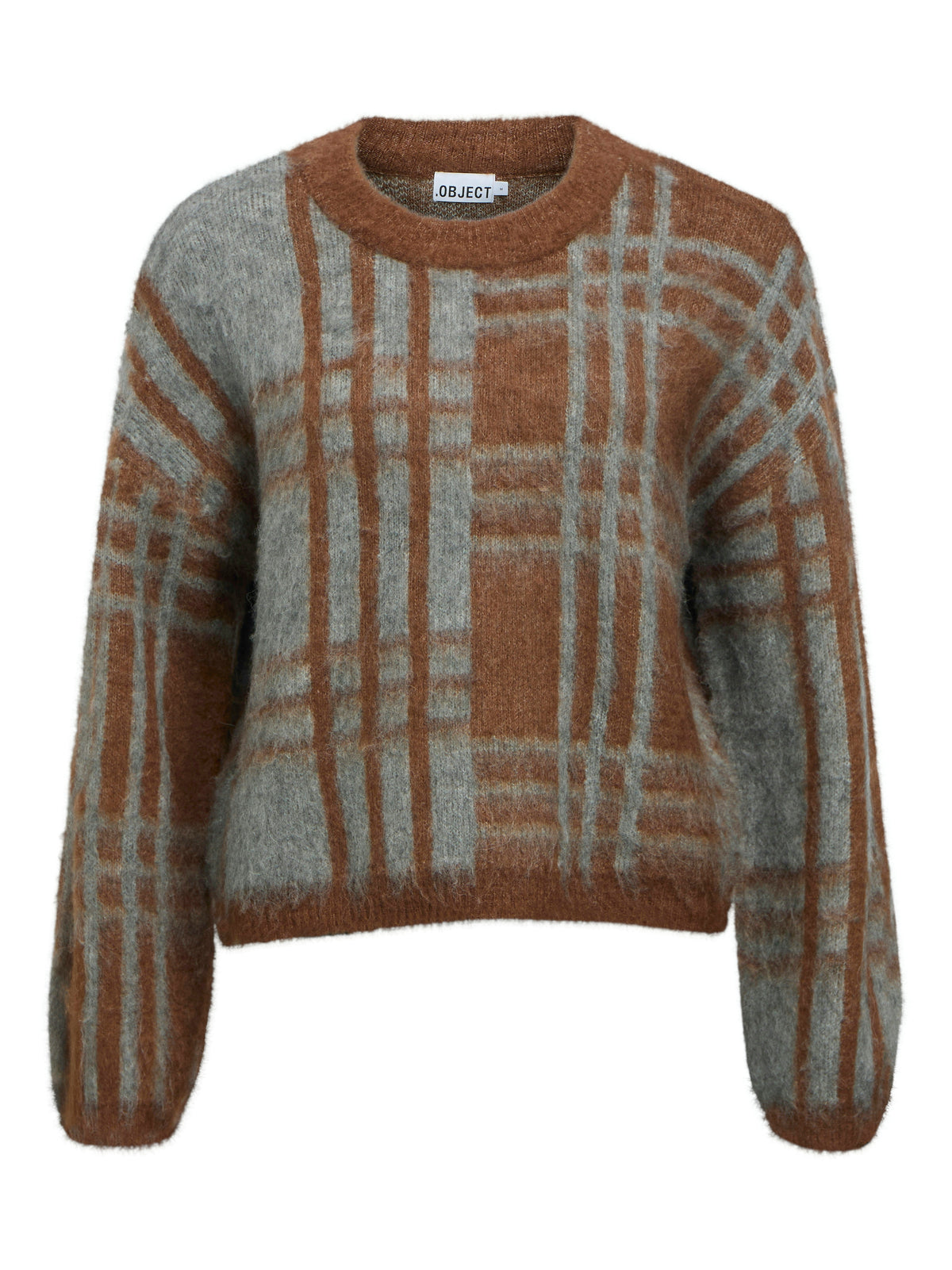 OBJPIPSY L/S RE KNIT PULLOVER