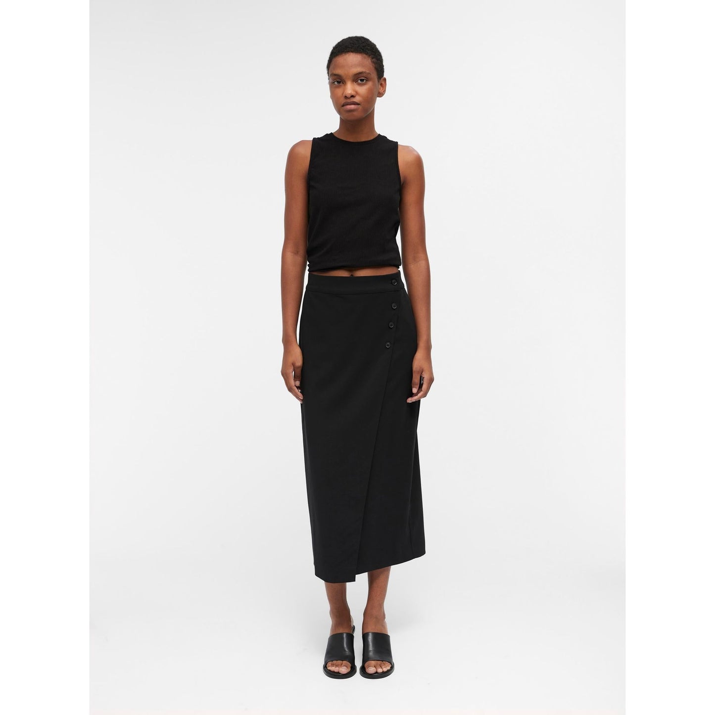 OBJCECILIE LONG WRAP SKIRT