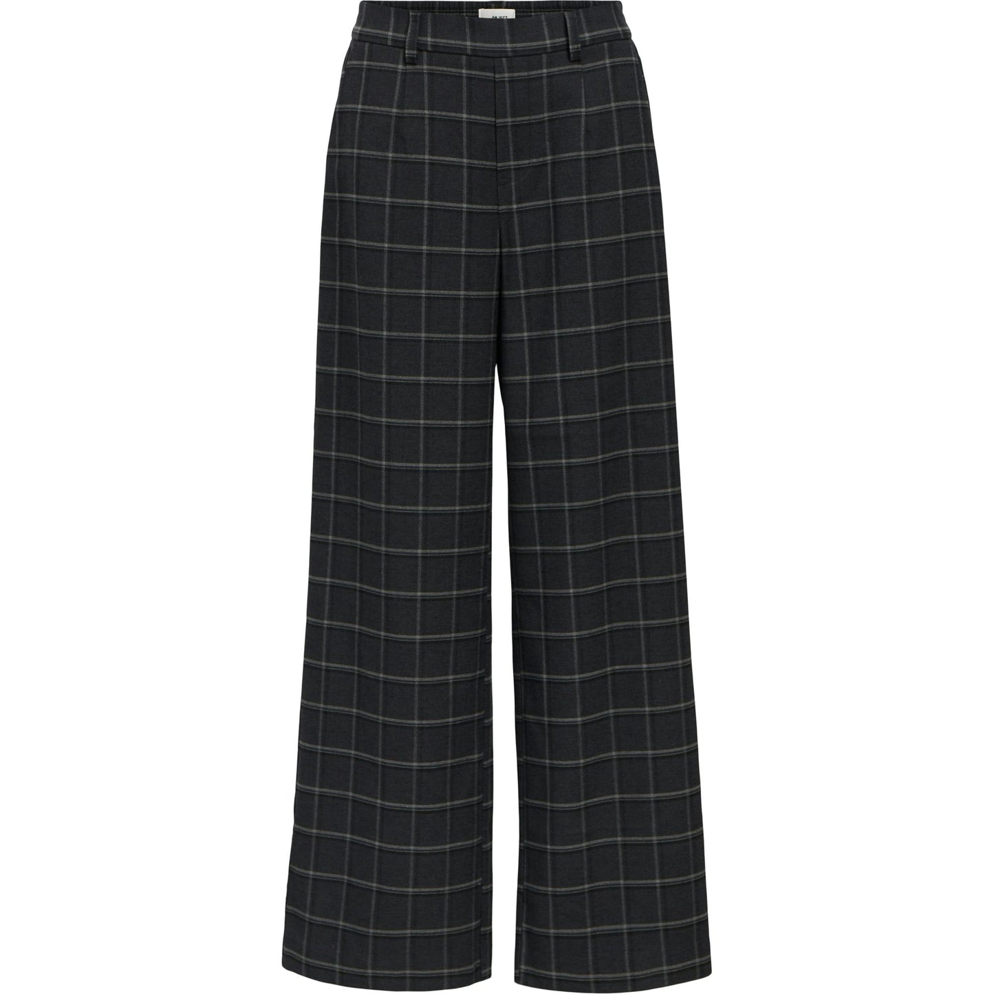OBJLISA WIDE PANT dkg/white