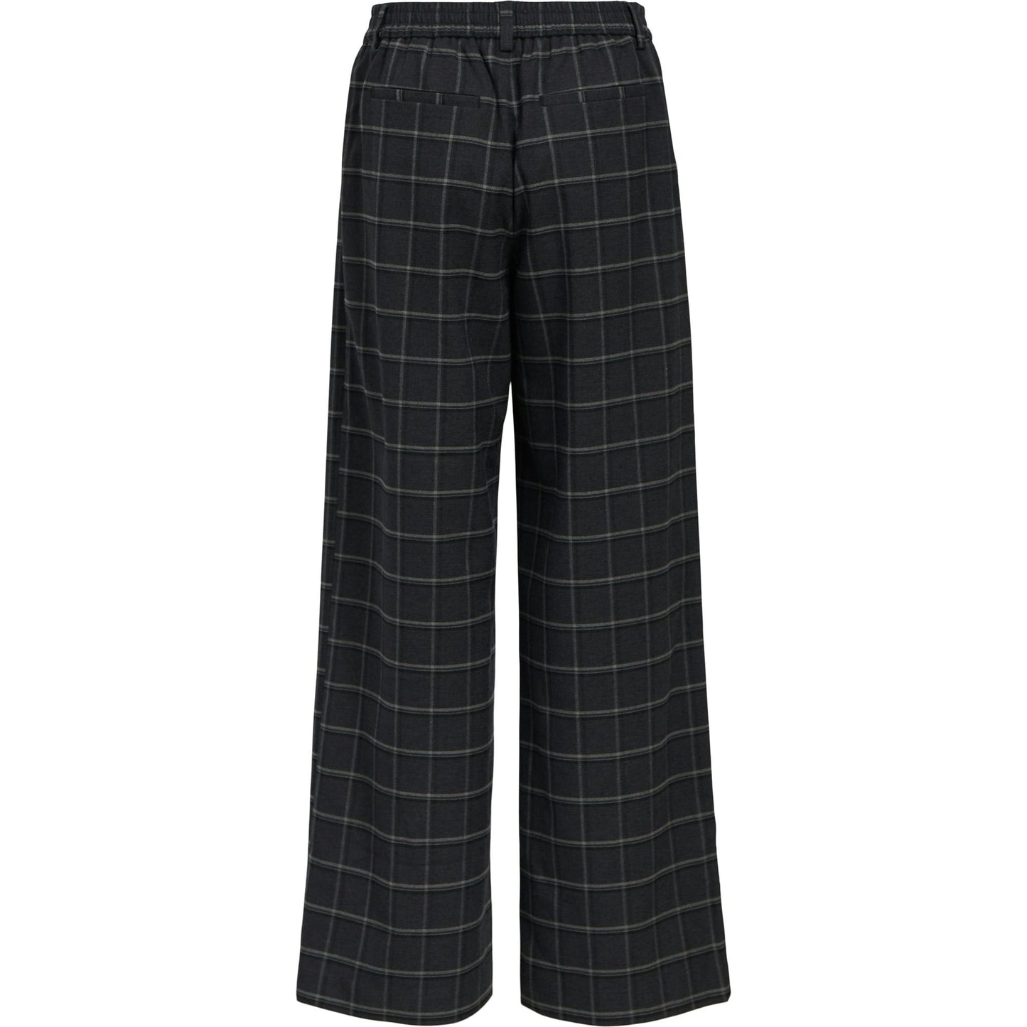 OBJLISA WIDE PANT dkg/white