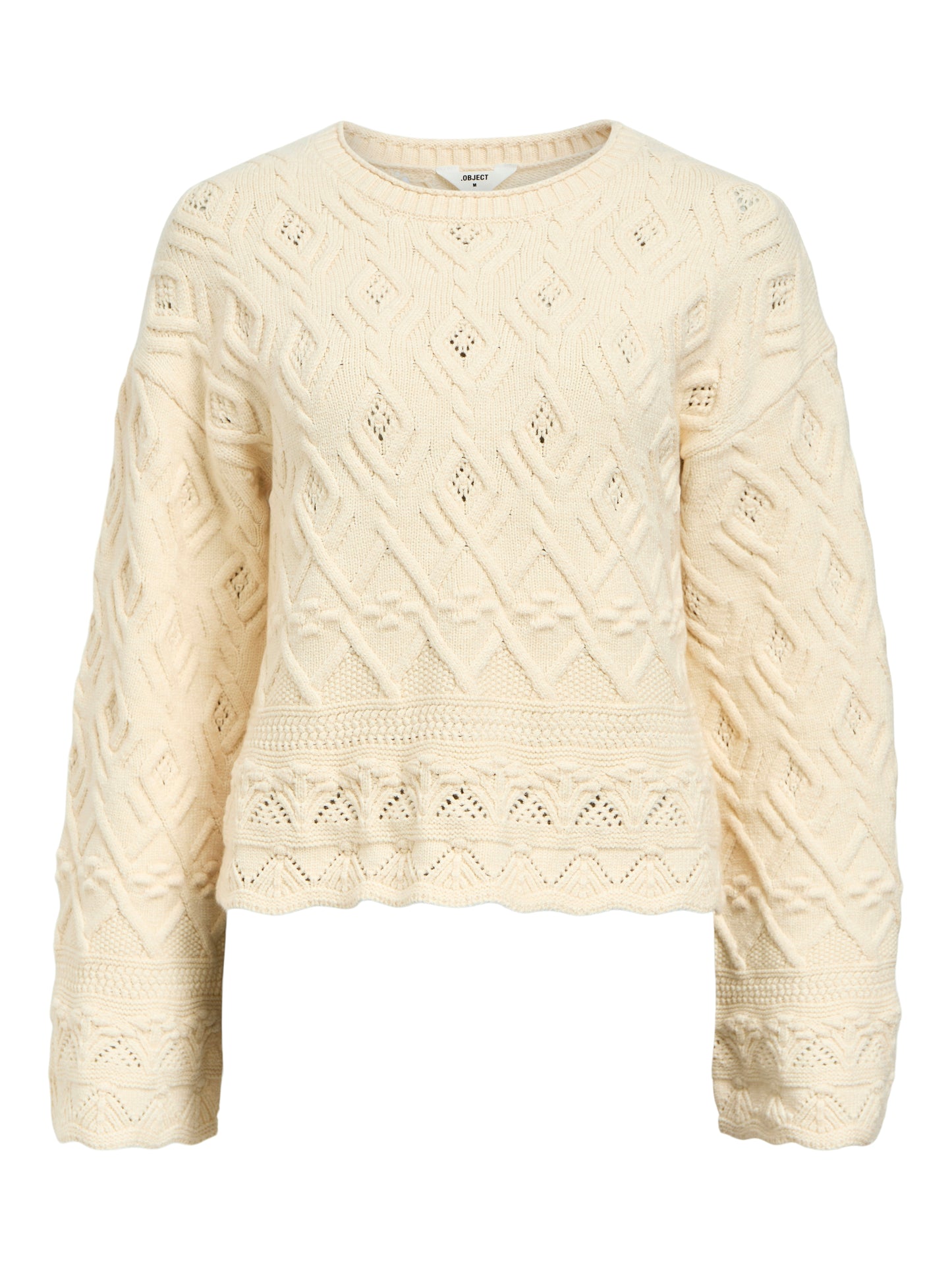 OBJALYSSA LO L/S KNIT PULLOVER