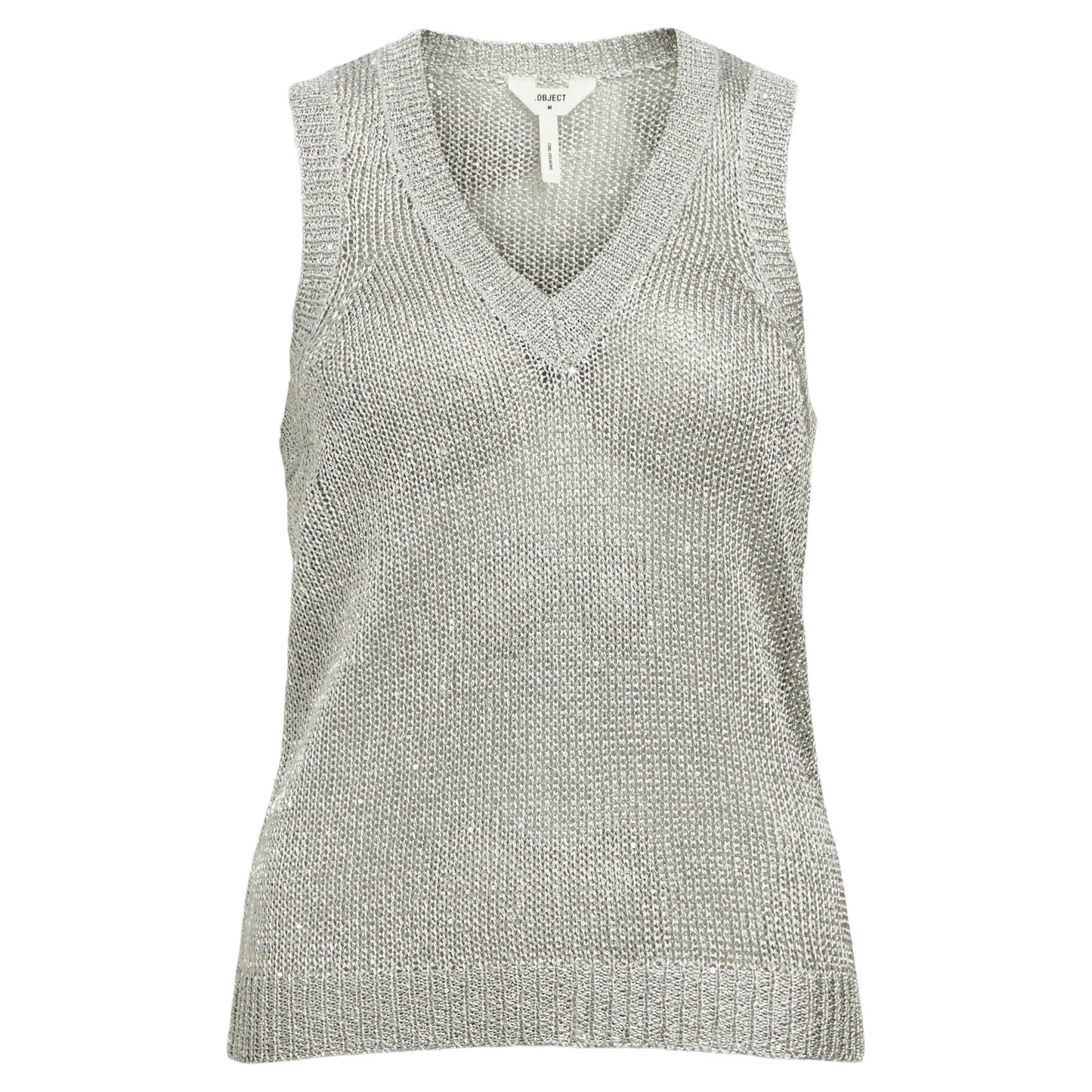 OBJGLAM KNIT RE S/L TOP 138