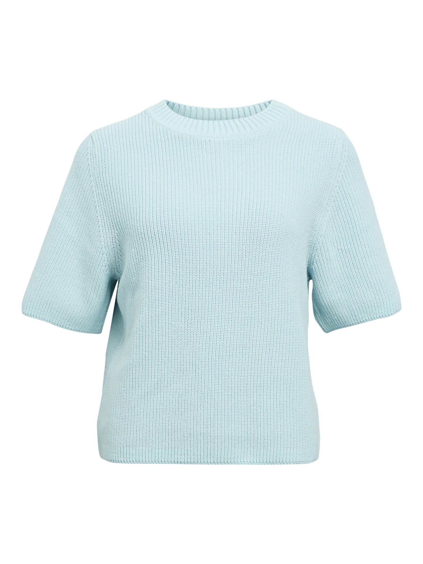 OBJFLO S/S RE KNIT PULLOVER