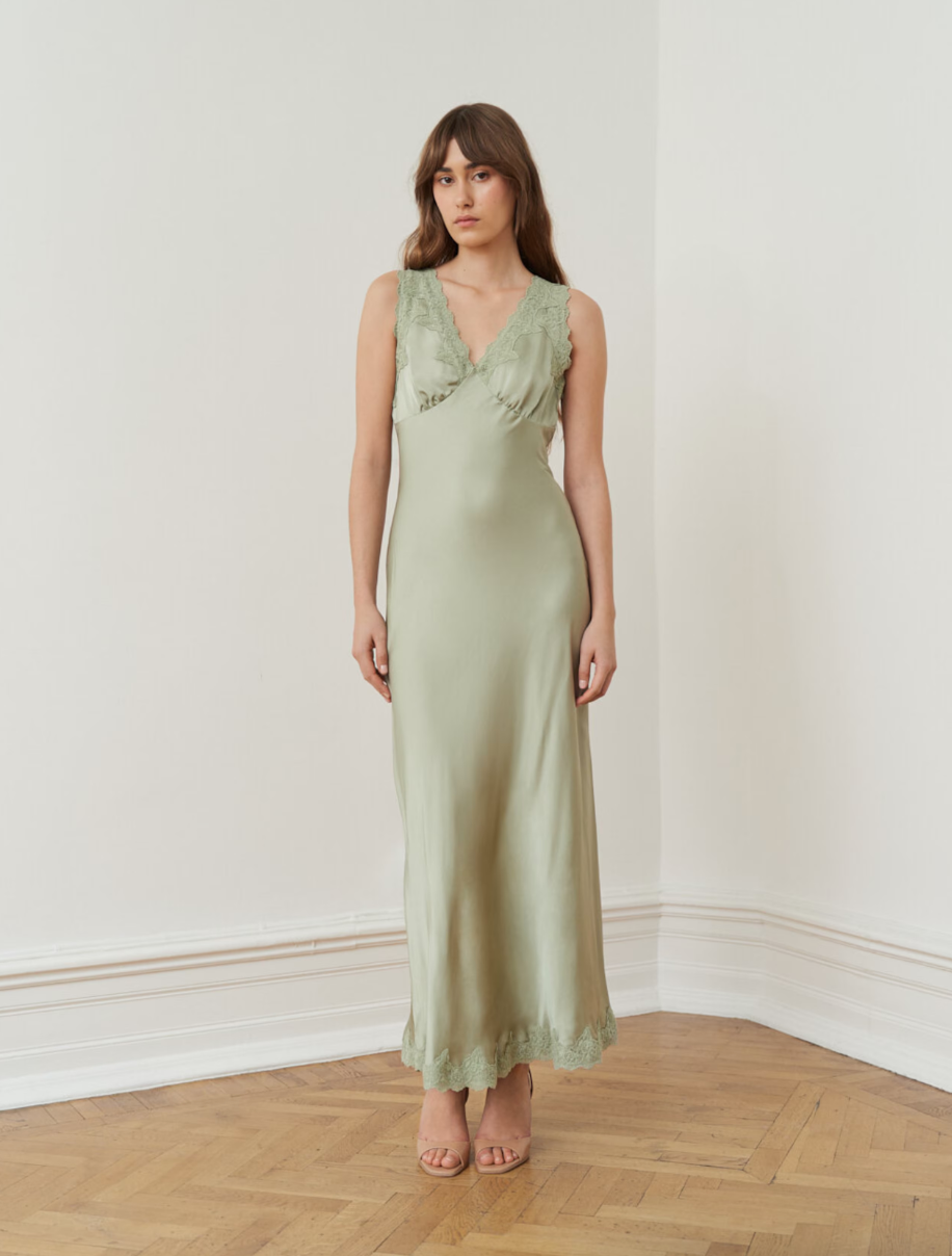 Zoe Satin Dress