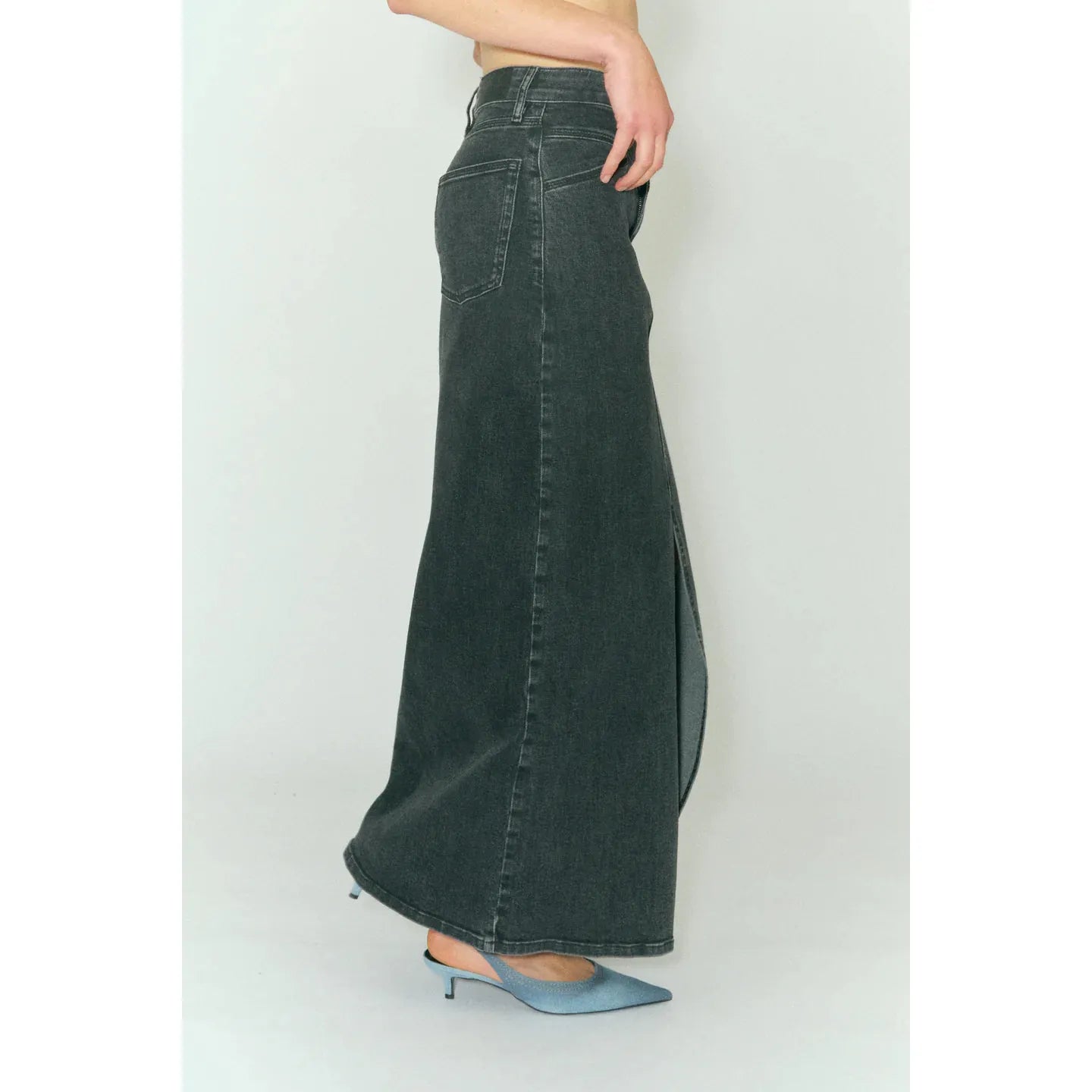 TMRW Brown Maxi Skirt - Original Black