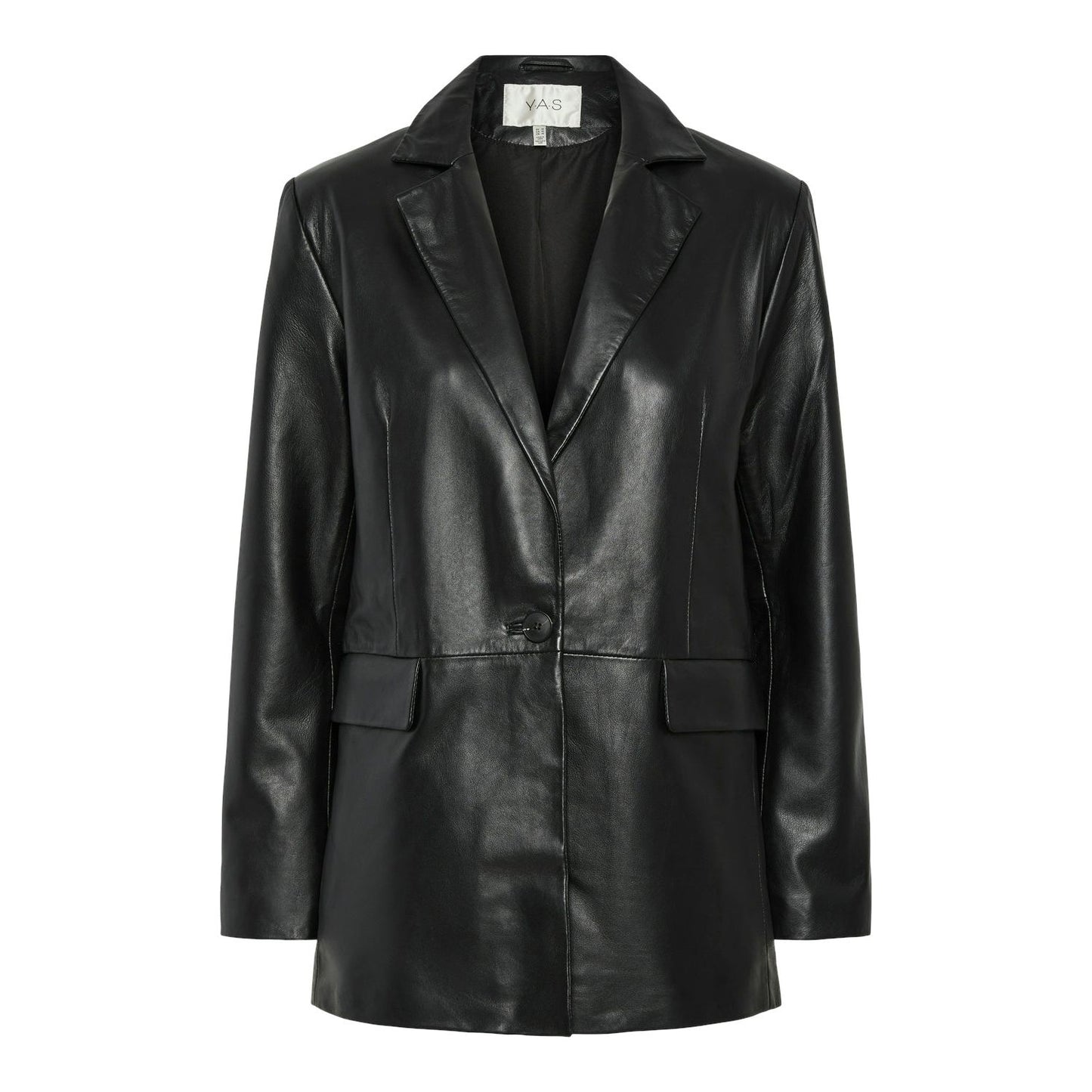 YASRIKEA LS LEATHER BLAZER