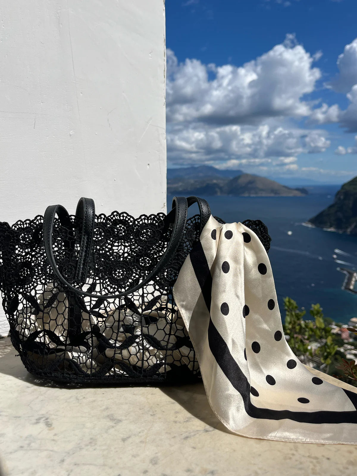 Lace mini spets väska