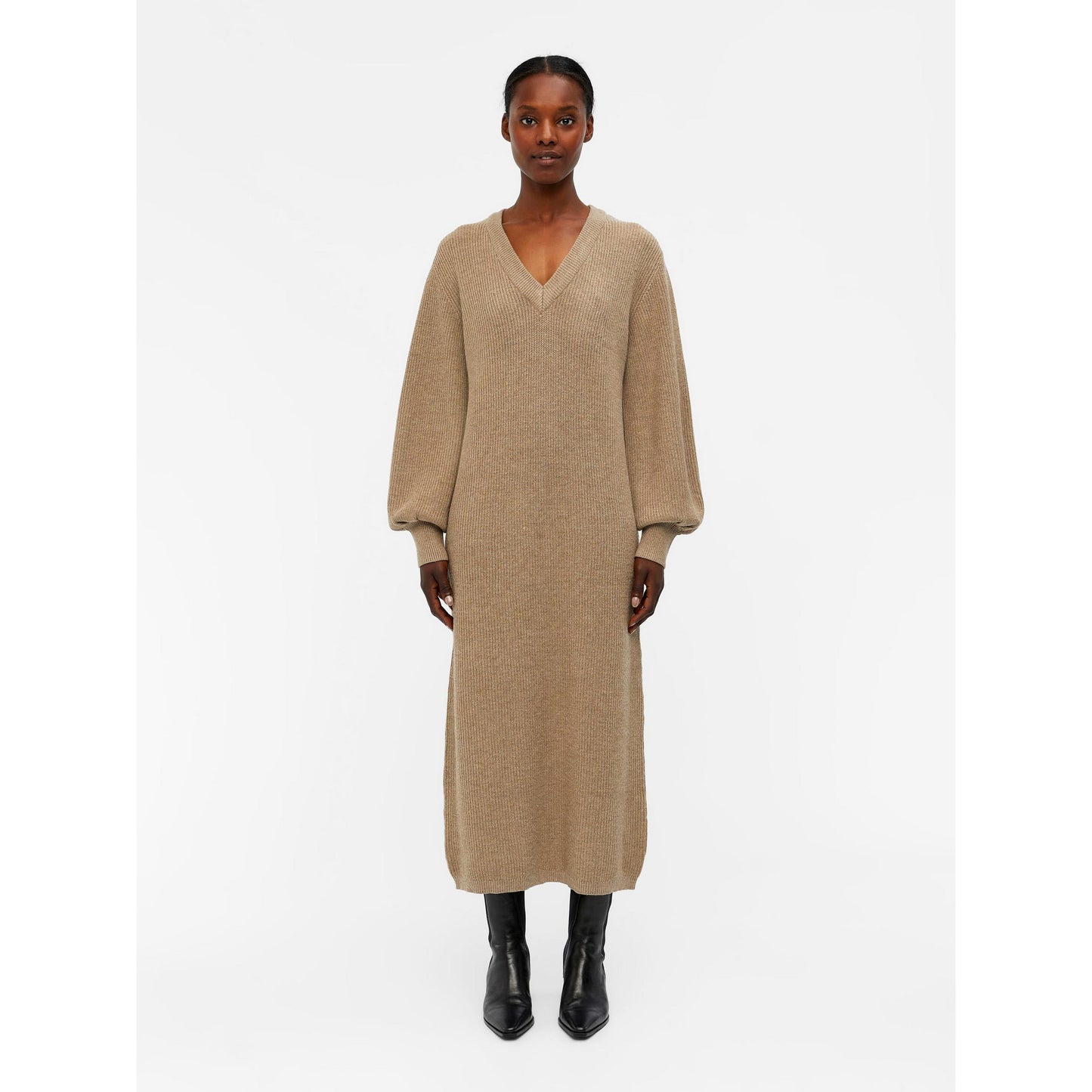 OBJMALENA L/S KNIT DRESS