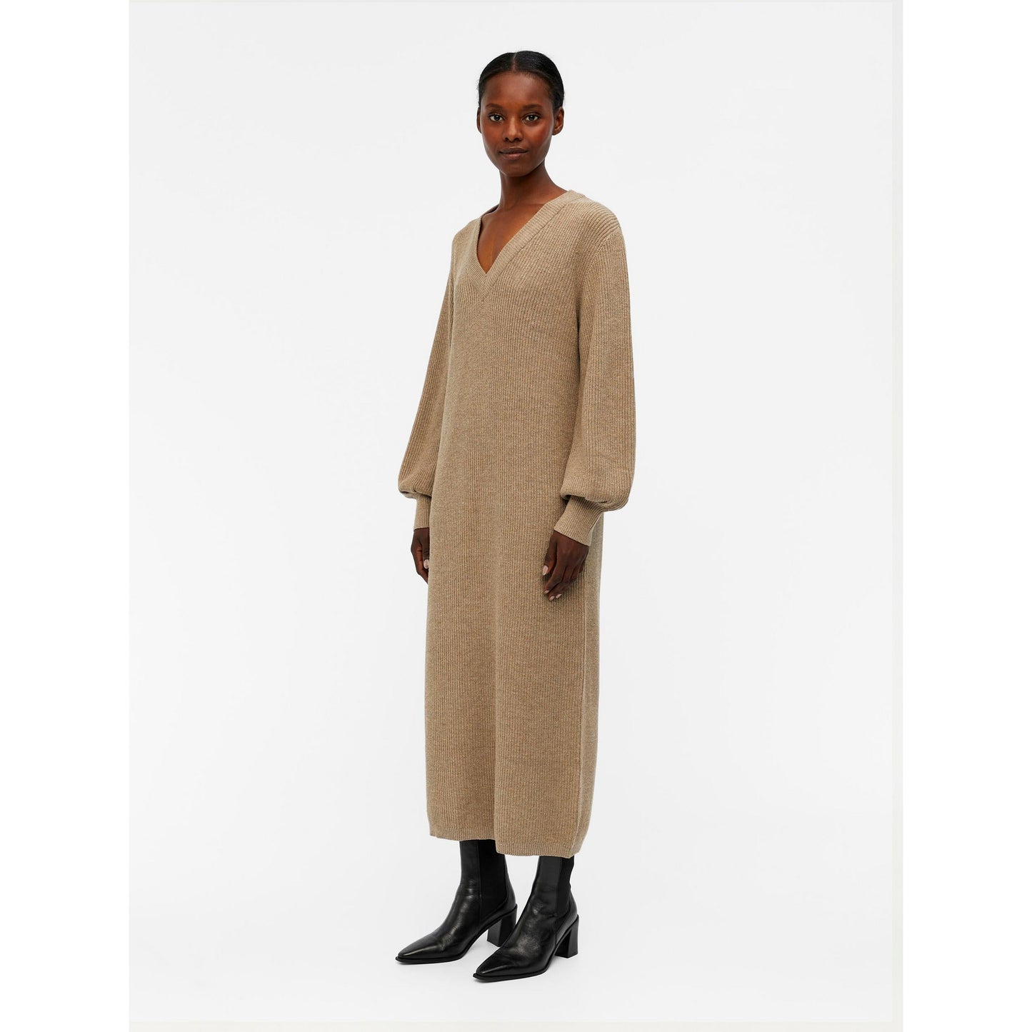 OBJMALENA L/S KNIT DRESS