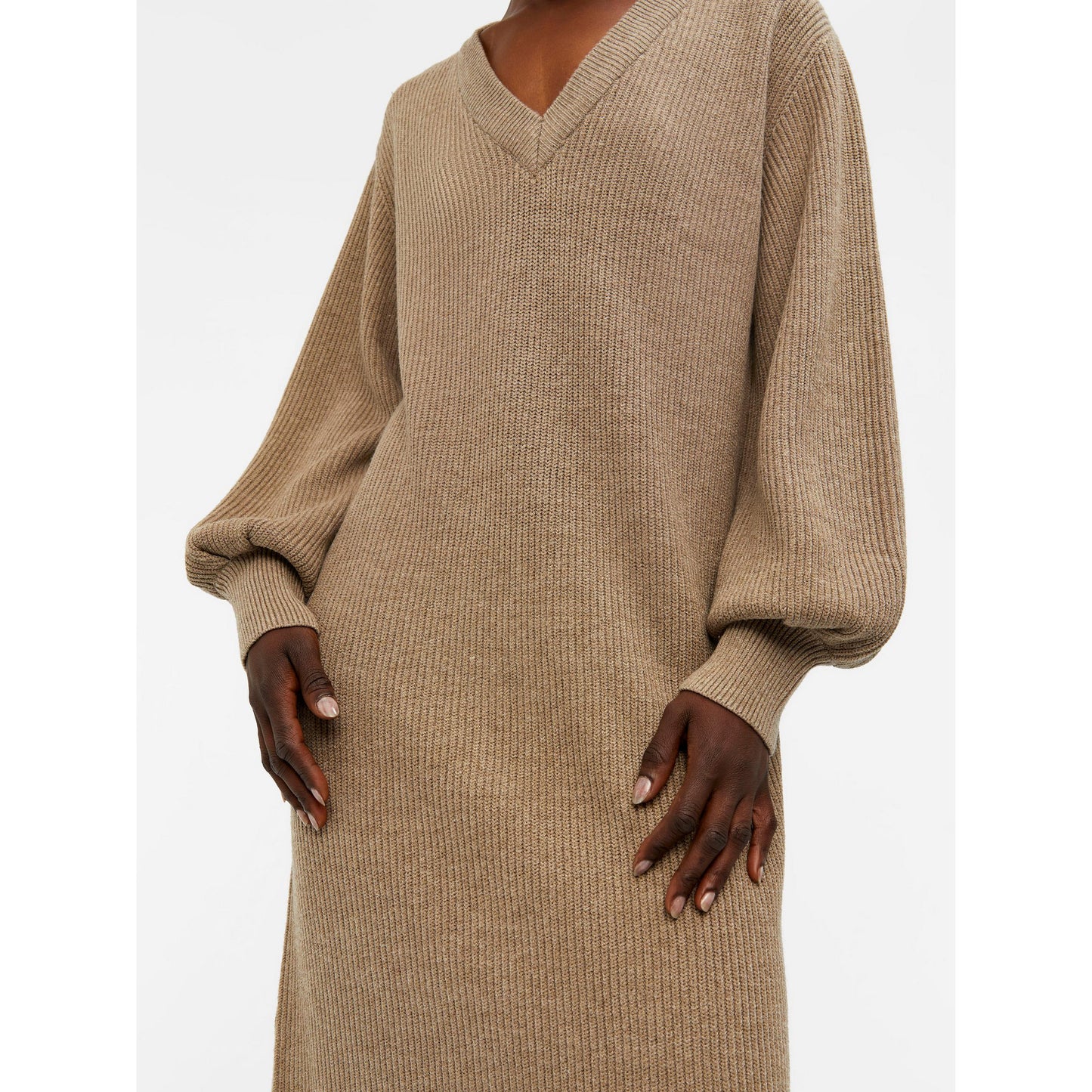 OBJMALENA L/S KNIT DRESS