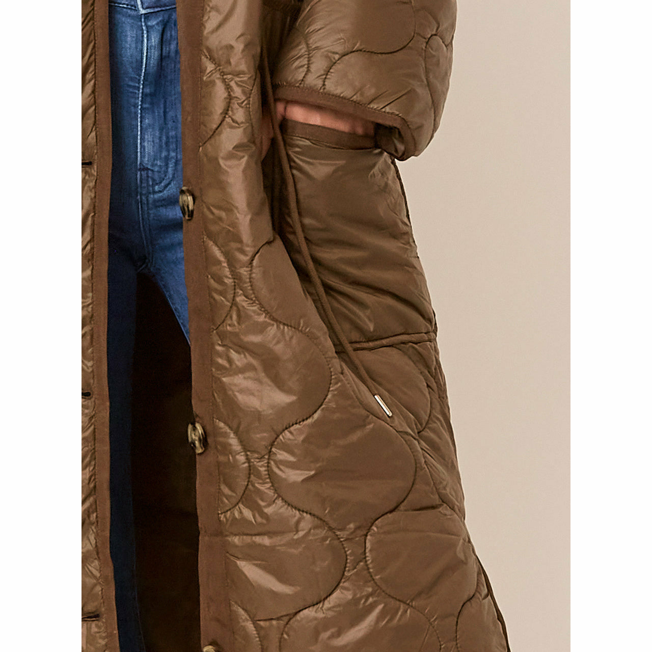 Reece quilted coat