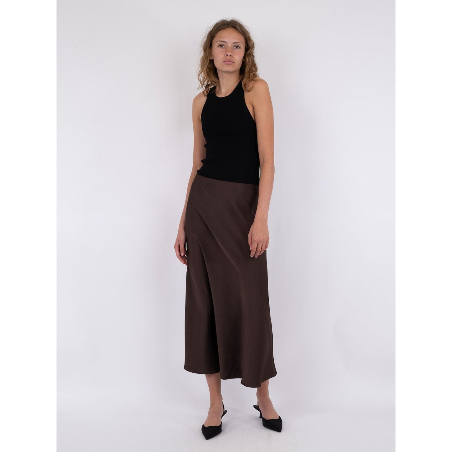 Bovary Skirt - dark brown