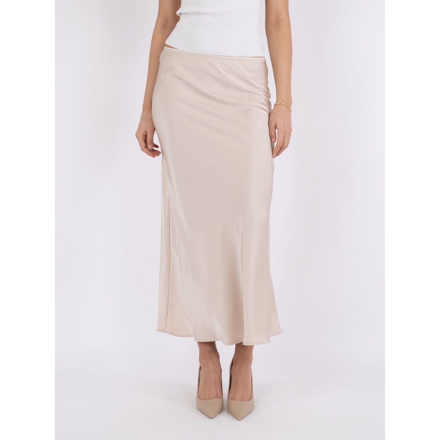 Vicky Heavy Sateen Skirt