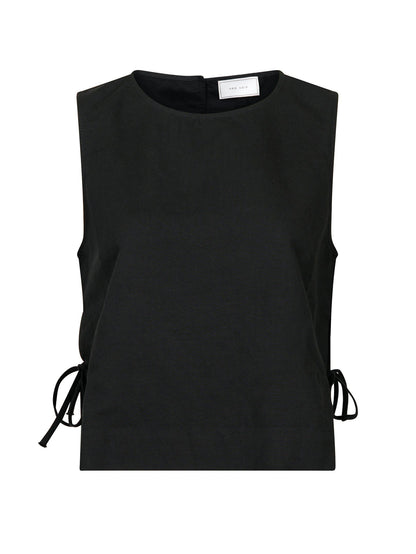 Svetlana linen Top vit