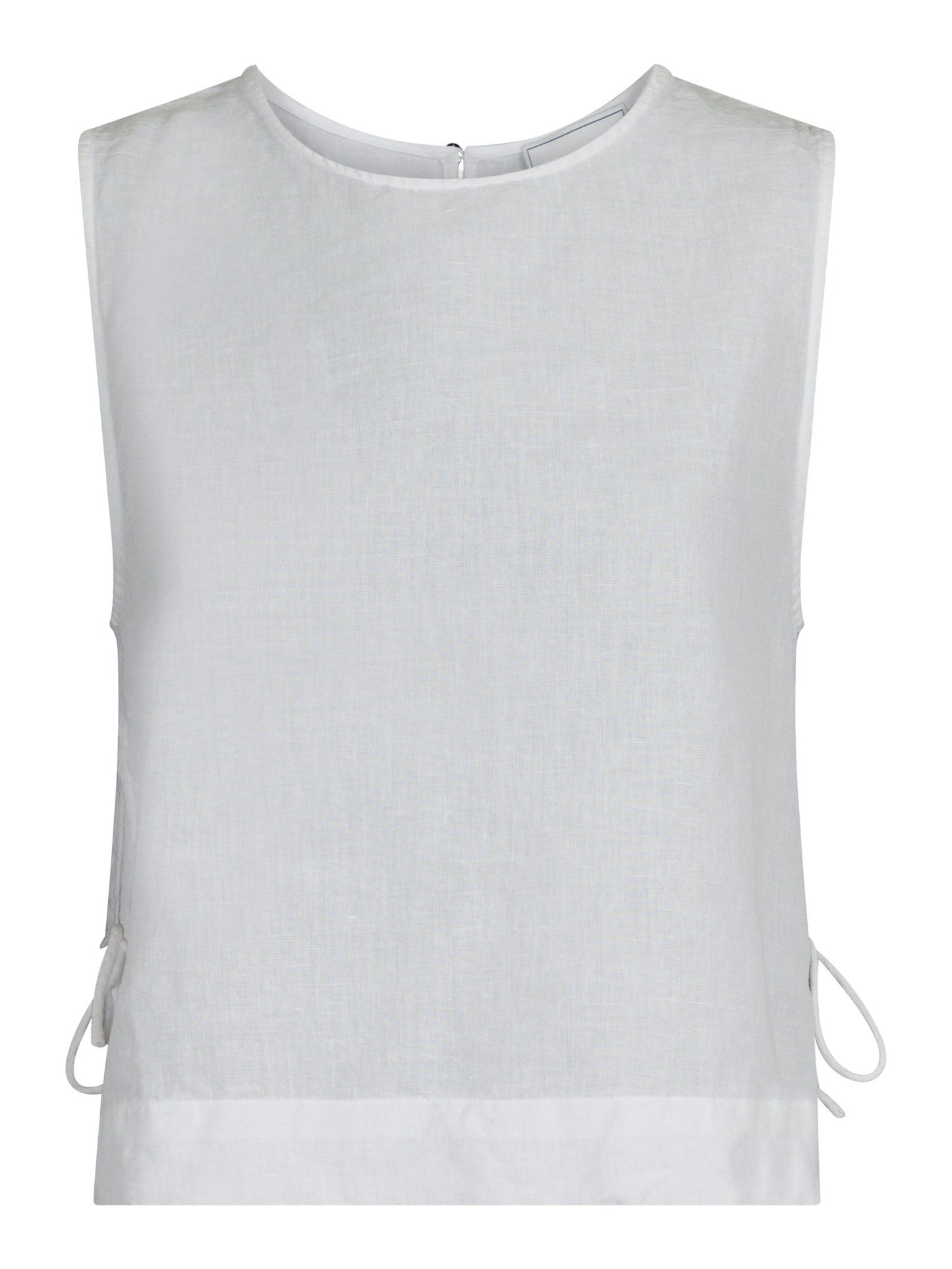 Svetlana linen Top vit