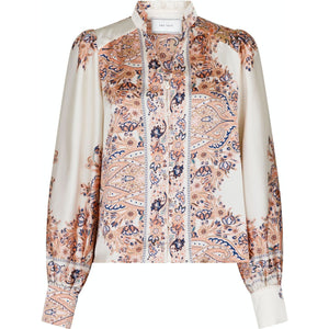 
                  
                    Ladda bild in galleri, Massima Paisley Border Blouse
                  
                