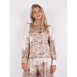 
                  
                    Ladda bild in galleri, Massima Paisley Border Blouse
                  
                