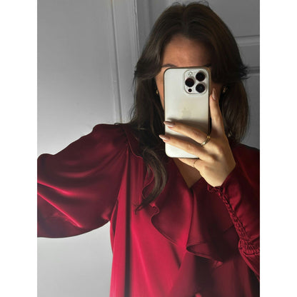 SANDIE SATEEN BLOUSE