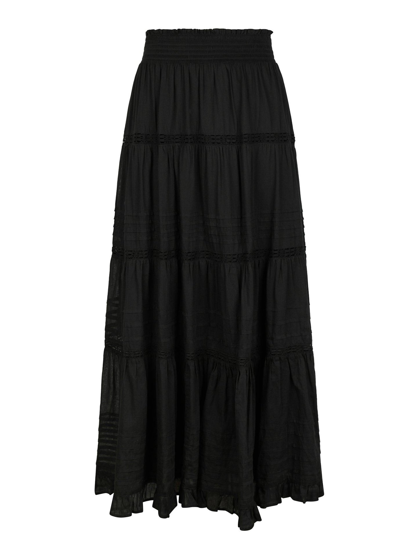 Felicia S Voile Skirt Black