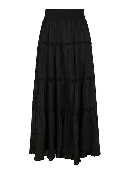 Felicia S Voile Skirt Black