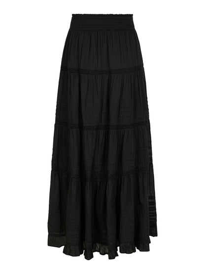 Felicia S Voile Skirt Black