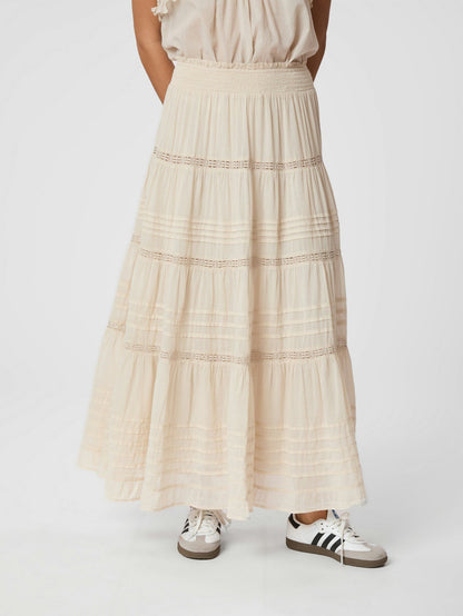 Felicia S Voile Skirt Ivory