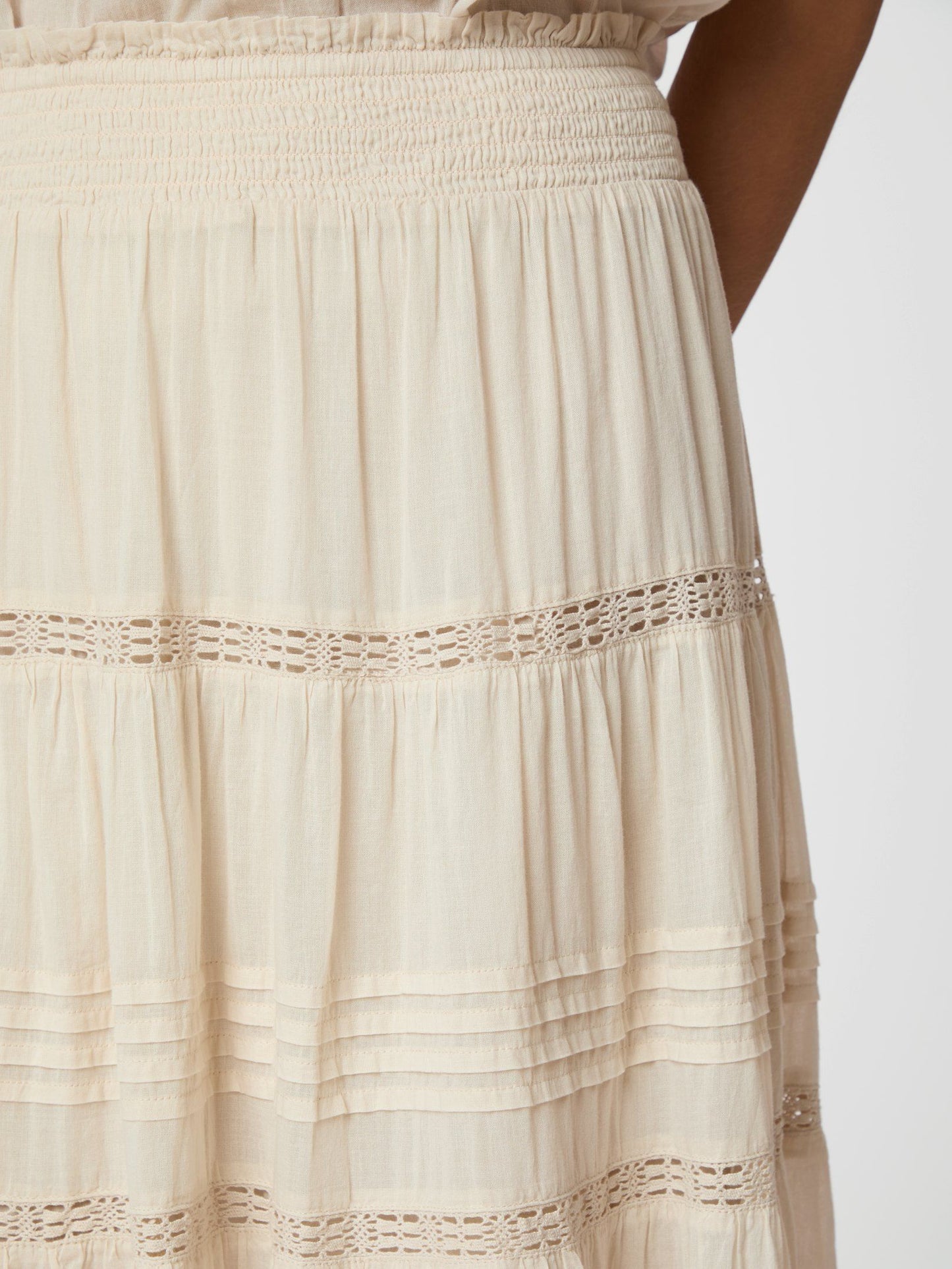 Felicia S Voile Skirt Ivory