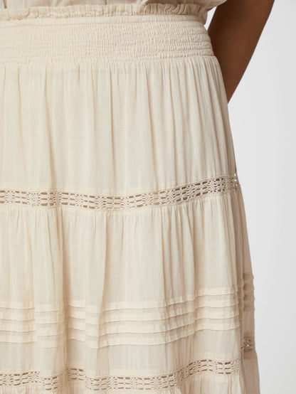 Felicia S Voile Skirt Ivory