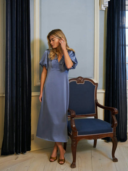 Illana Heavy Sateen Dress
