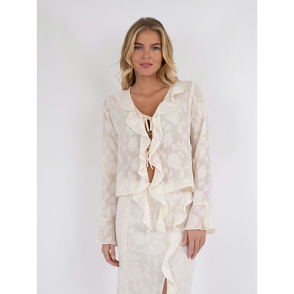 Anika Burnout Blouse