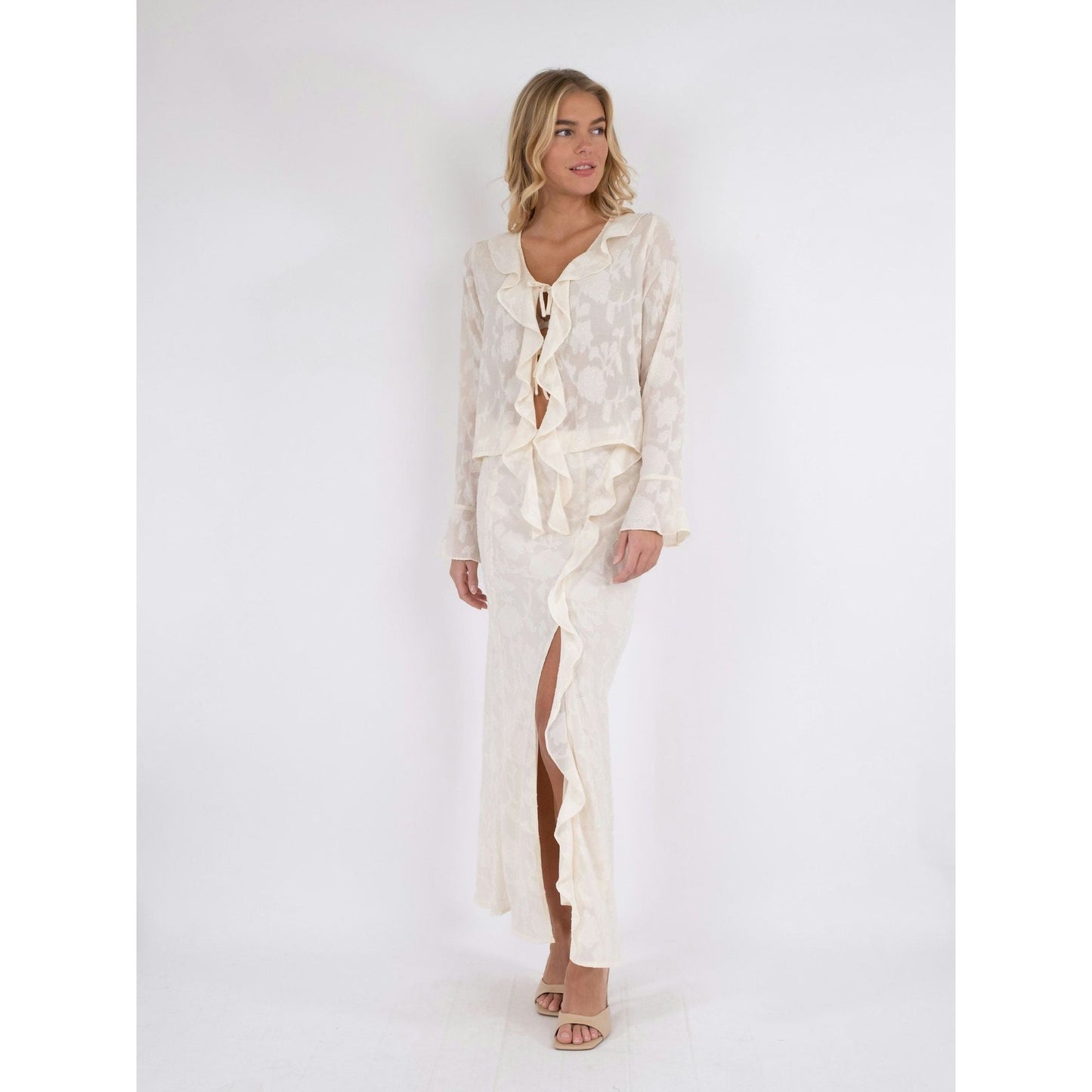 Anika Burnout Blouse