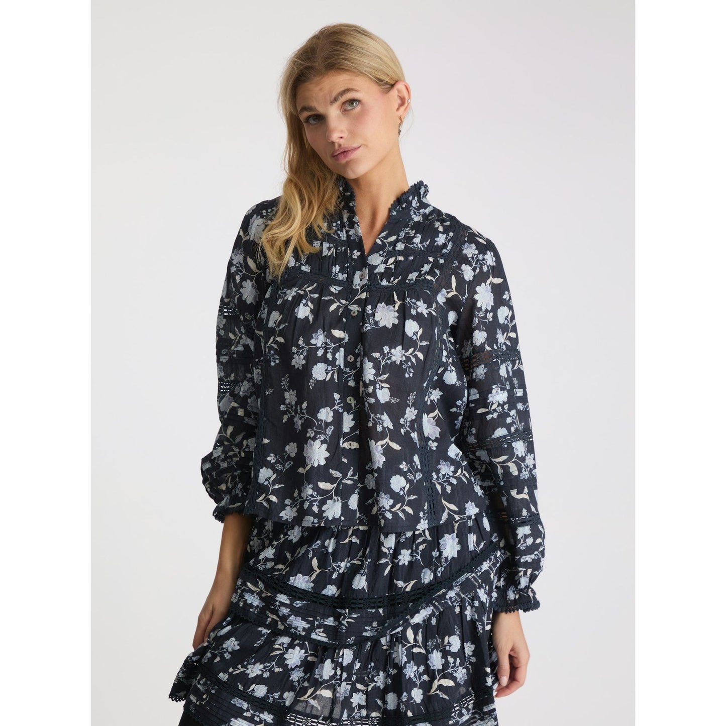 Lyla Night Flower Blouse