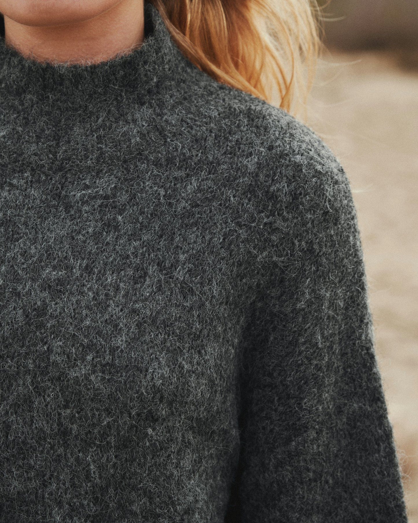 Paulina Fluffy Knit Blouse