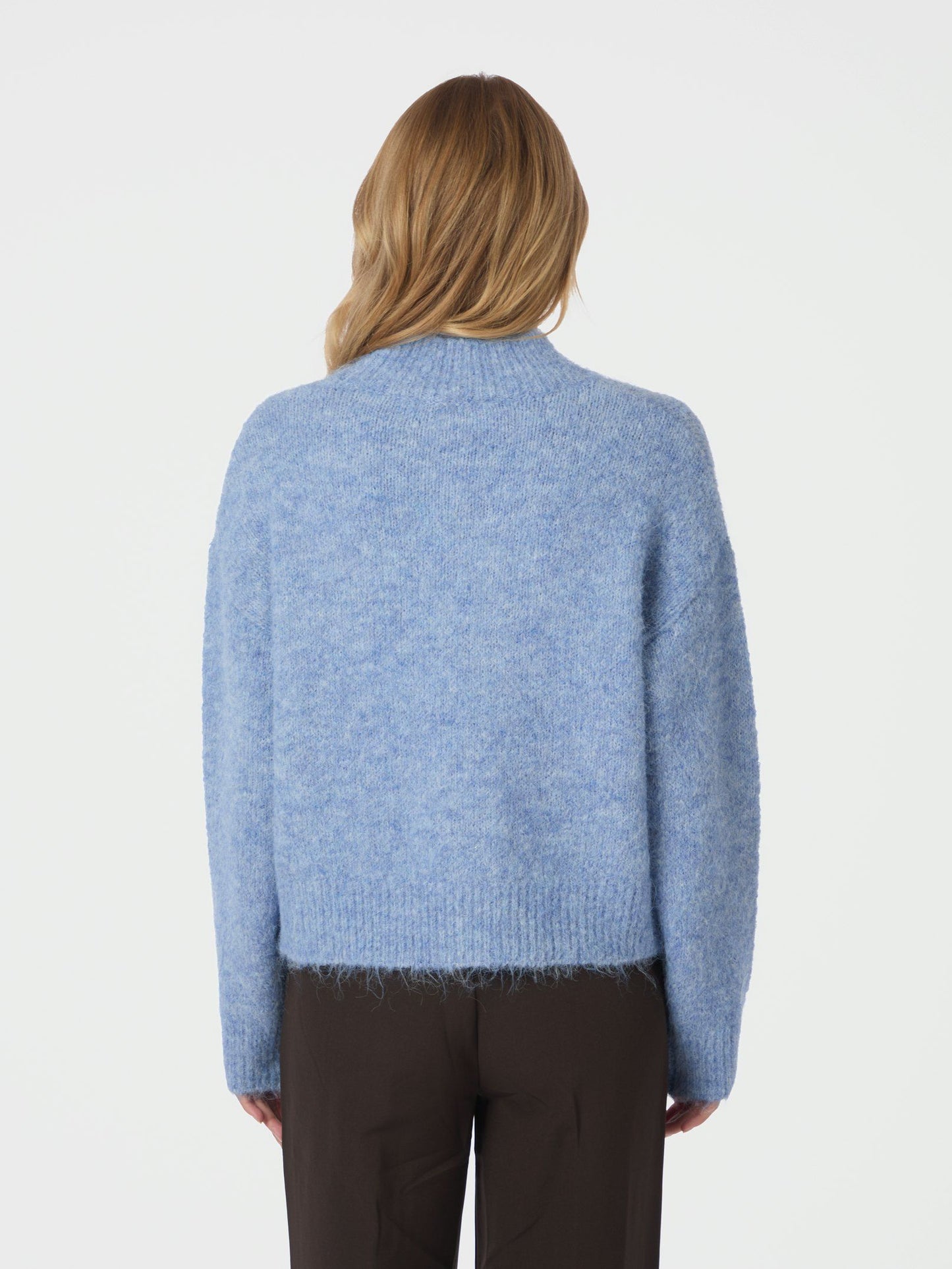 Paulina Fluffy Knit Blouse