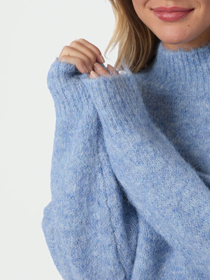 Paulina Fluffy Knit Blouse