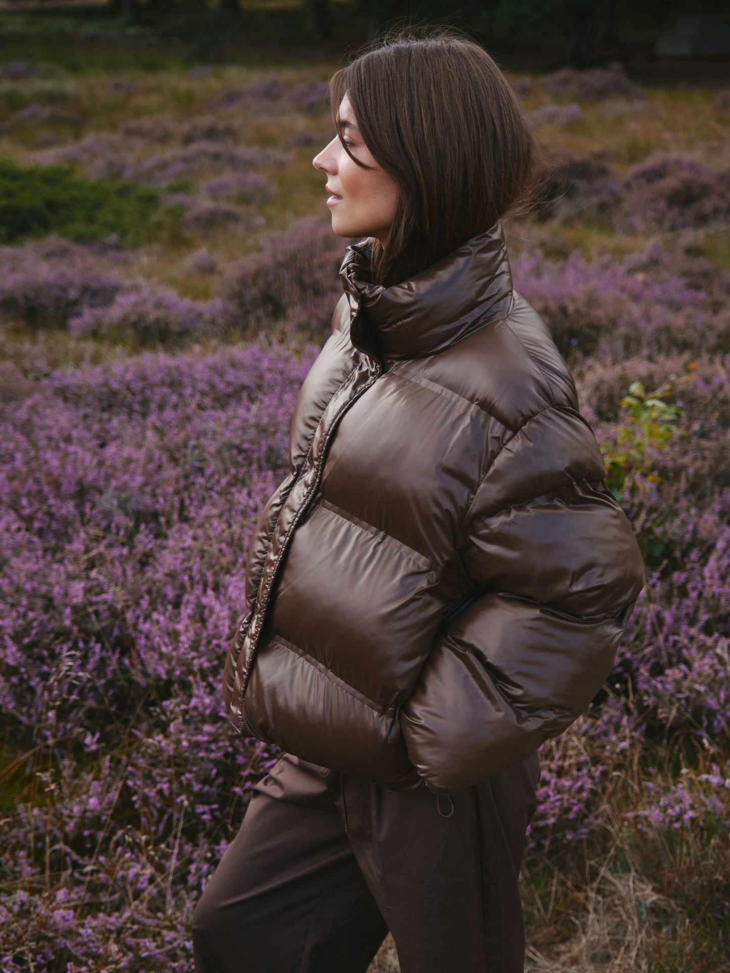 Rhea Shiny Puffer Jacket